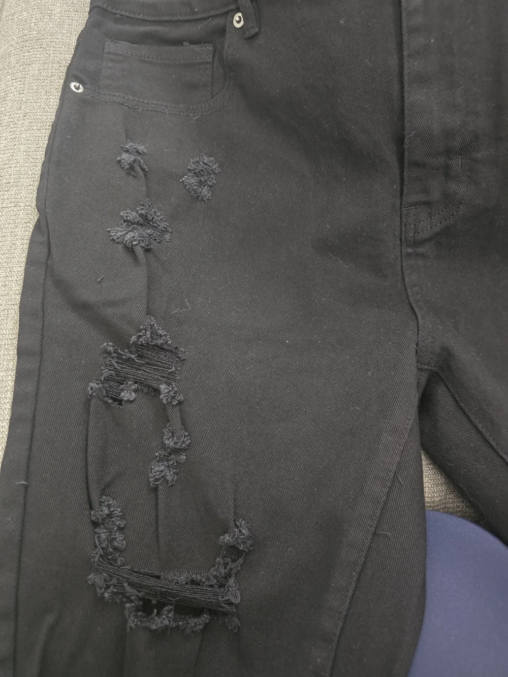 Rue21 black distressed